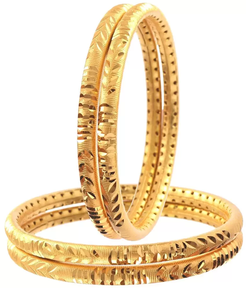 Priyaasi Stylish Gold Plated Golden Bangles Set for Women and Girls: Buy  Priyaasi Stylish Gold Plated Golden Bangles Set for Women and Girls Online  in India on Snapdeal
