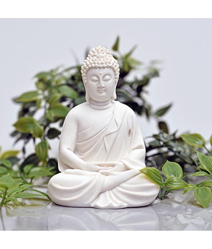     			TINUMS Lord Buddha Porcelain Buddha Idol 5 x 3 cms Pack of 1