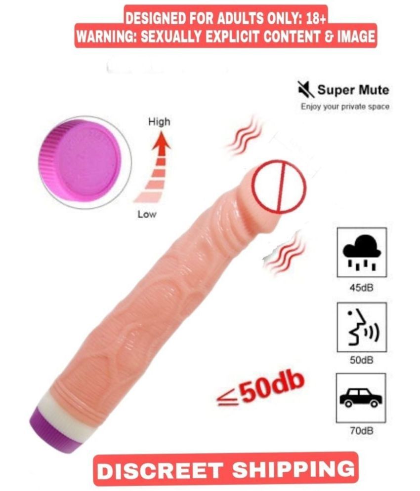     			9" Long & Soft Sexy Real Felling Skin Colored Vibrating Dildo For Sexy Girls Vagina - By SEX TANTRA