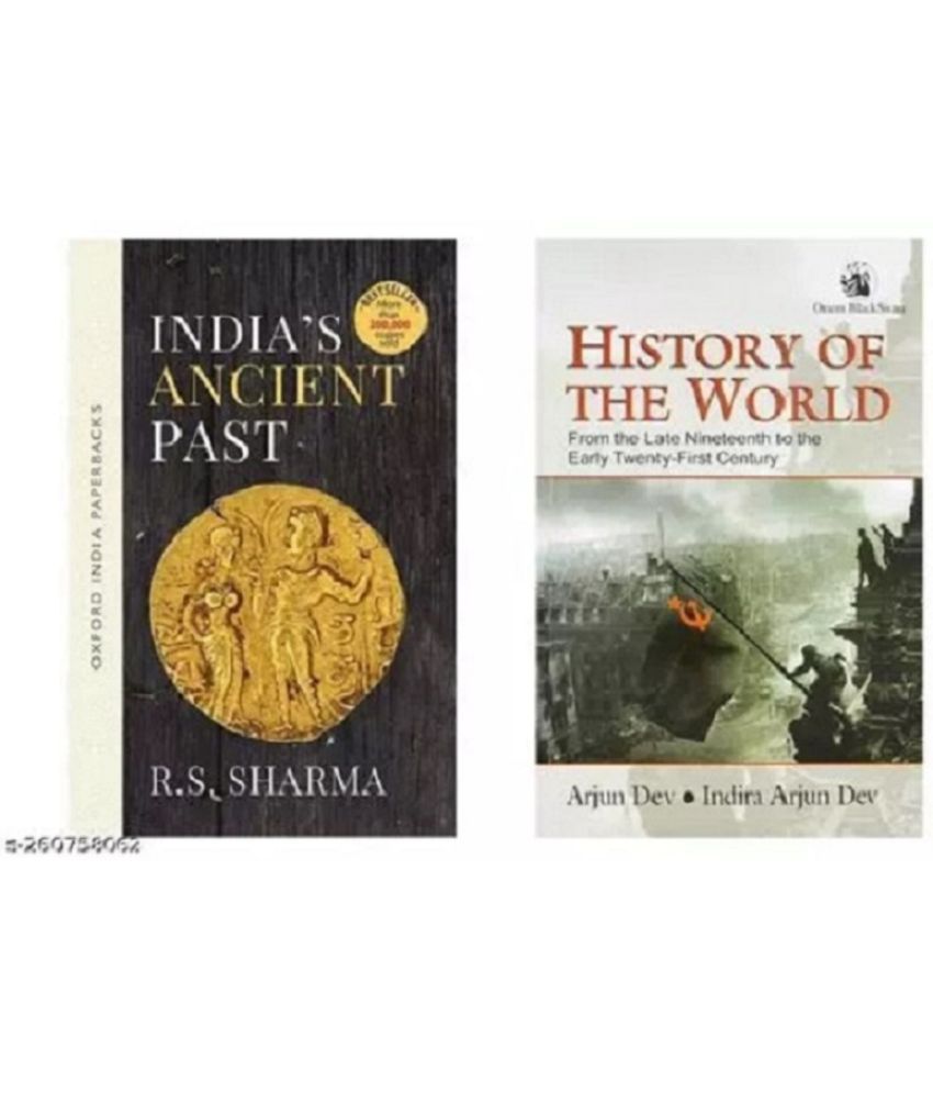     			Combo Of HISTORY OF THE WORLD + India's Ancient Past | By R.S Sharma (English)