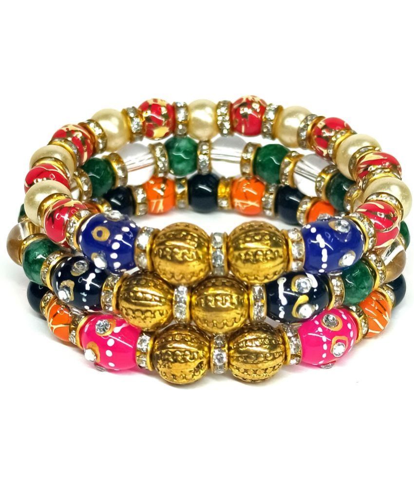     			DAIVYA WELLNESS - Multicolor Bracelet ( Pack of 3 )