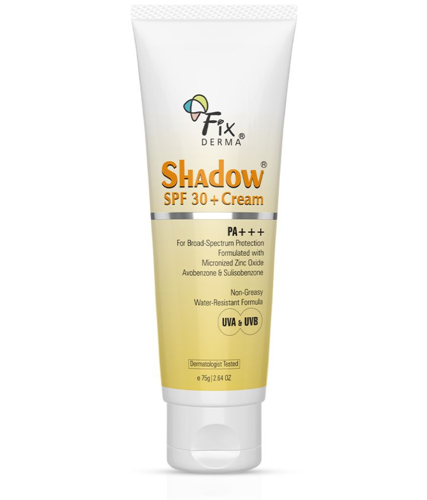     			Fixderma Shadow Sunscreen SPF 30+ Cream for Dry Skin, Sunscreen for UVA & UVB Protection, 75g