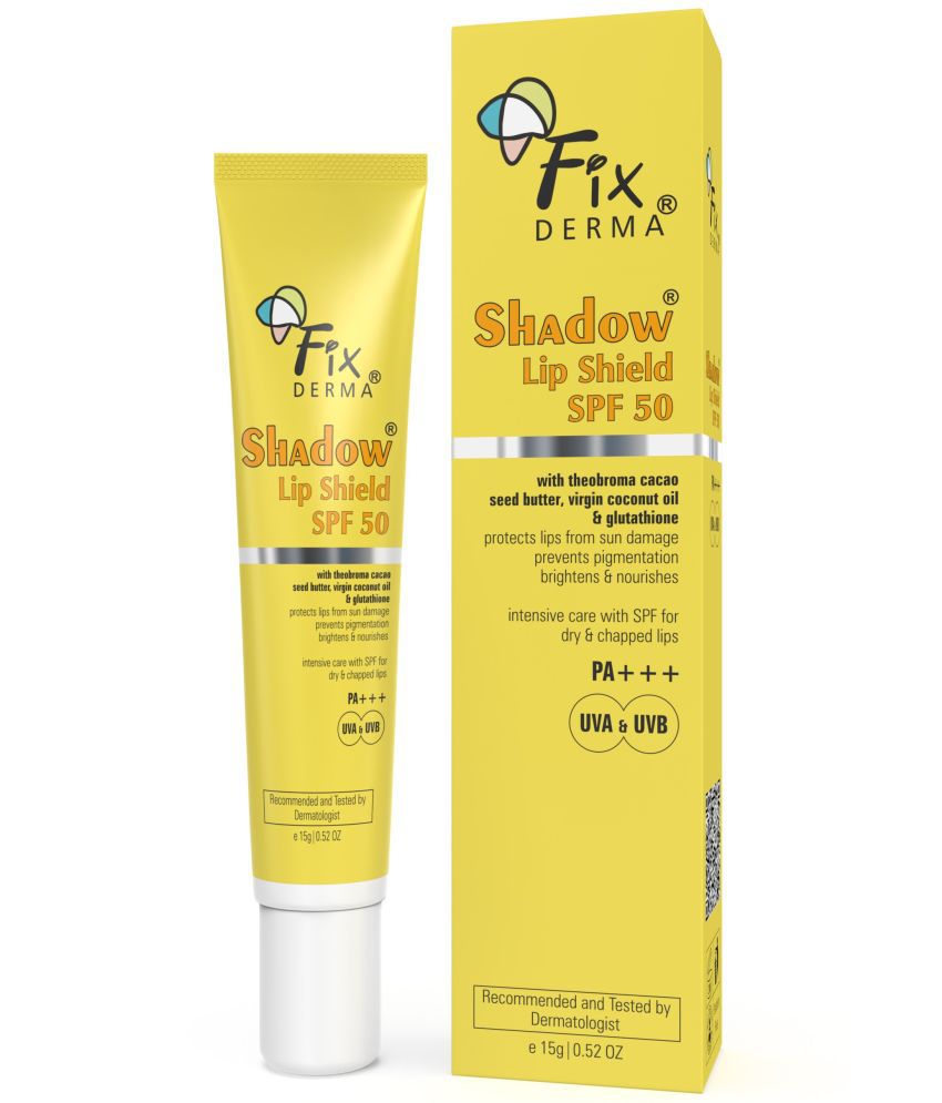     			Fixderma Shadow SPF 50 Lip Shield, Lip Balm with SPF 50, Prevents Sun Damage, UVA & UVB, 15 gm