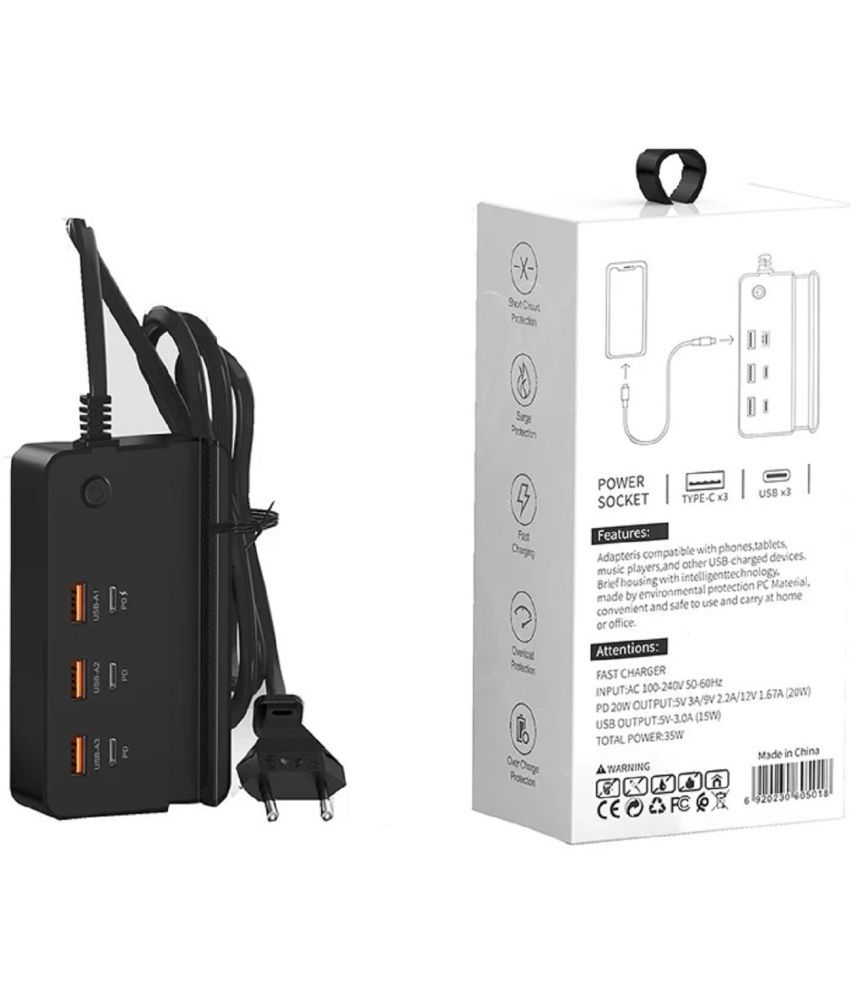     			Life Like - No Cable 5.4A Travel Charger