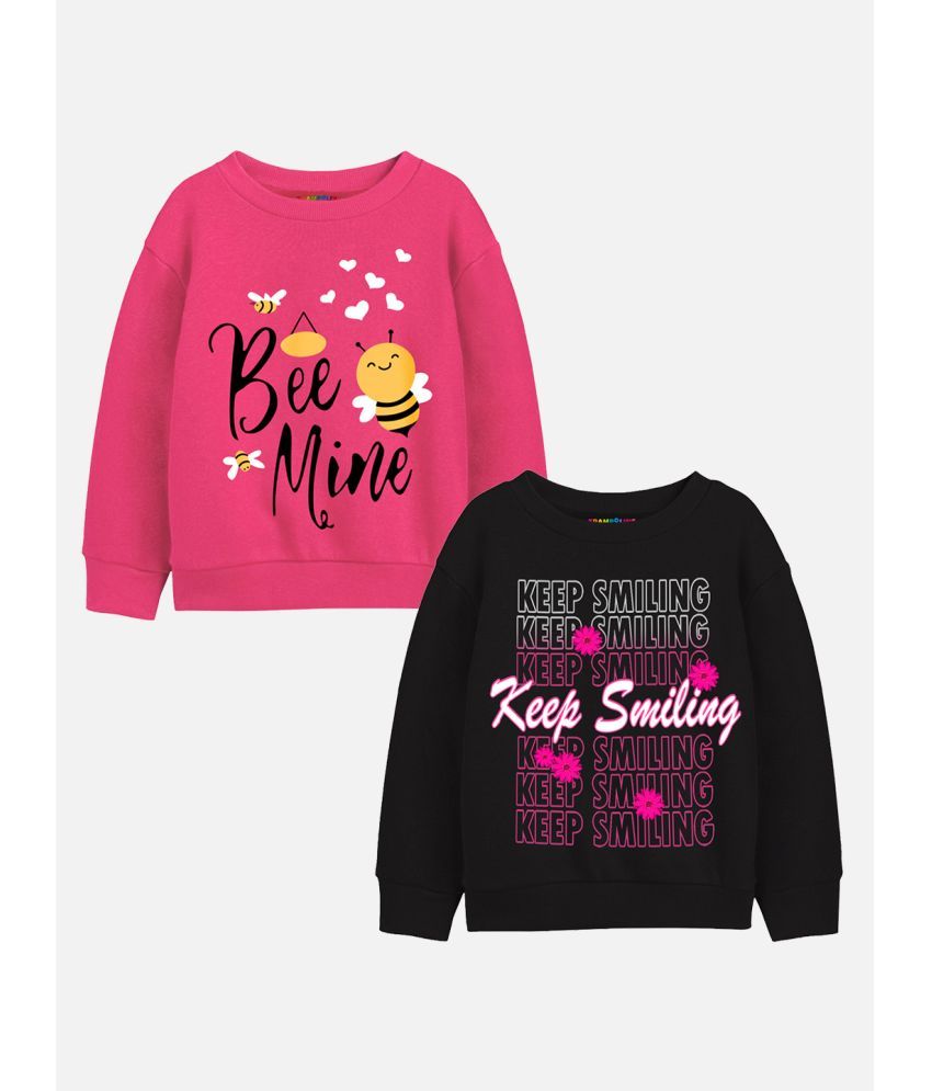     			Trampoline Girls Graphic Printed Sweatshirts - Pack of 2