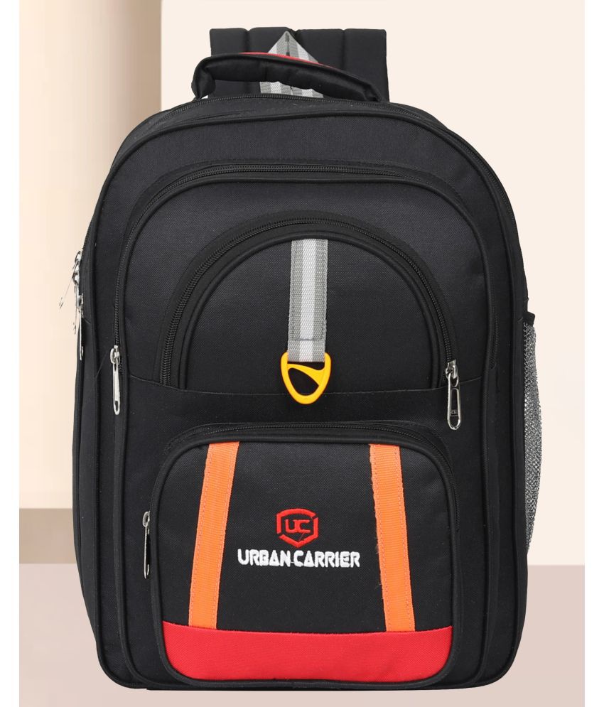     			URBAN CARRIER - Black Polyester Backpack ( 55 Ltrs )
