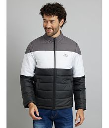MXN Polyester Men's Quilted &amp; Bomber Jacket - Grey ( Pack of 1 )