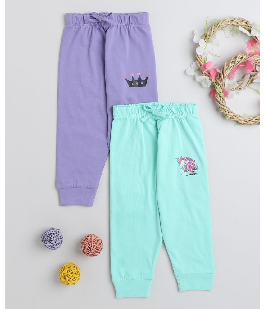     			BUMZEE - Lavender Cotton Trackpant For Baby Girl ( Pack of 2 )
