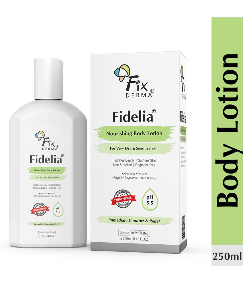     			Fixderma Fidelia Nourishing Body Lotion For Dry Skin, Moisturizer for Face & Body, 250ml