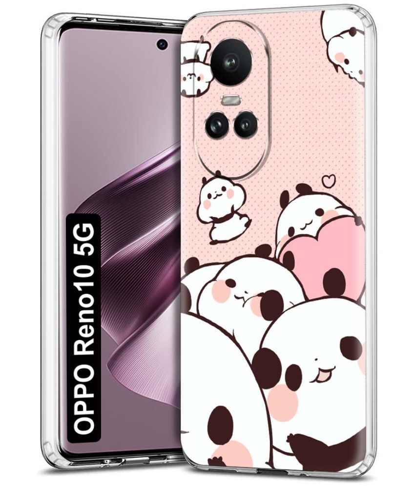     			NBOX - Multicolor Printed Back Cover Silicon Compatible For Oppo Reno 10 5G ( Pack of 1 )