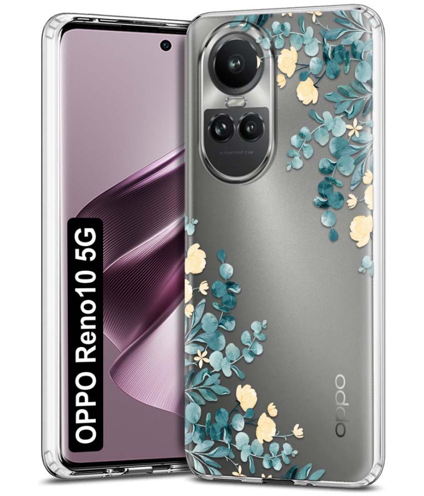     			NBOX - Multicolor Printed Back Cover Silicon Compatible For Oppo Reno 10 5G ( Pack of 1 )