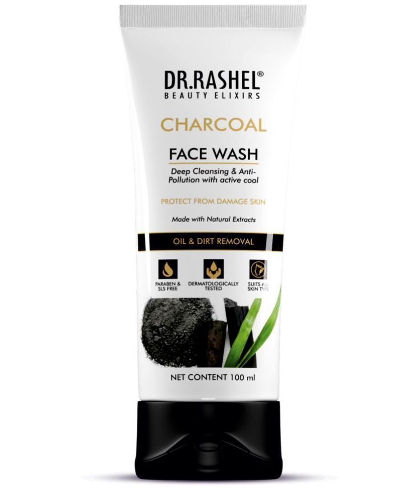    			DR.RASHEL CHARCOAL FACE WASH OIL & DIRT REMOVAL PARABEAN & SLS FREE (100ml) Face Wash (100 ml)