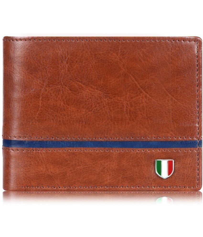     			GIOVANNY - Brown Faux Leather Men's Regular Wallet ( Pack of 1 )