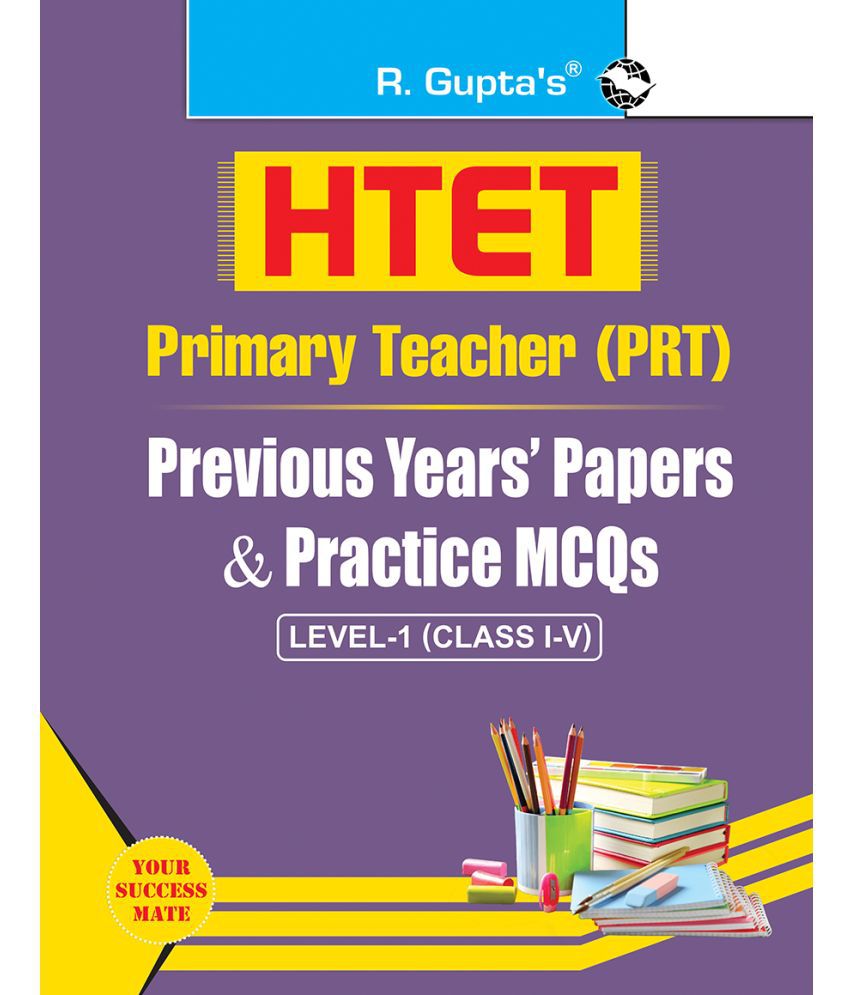     			HTET Primary Teacher (PRT) Previous Years' Papers & Practice MCQs (Level-1) (Class I-V)