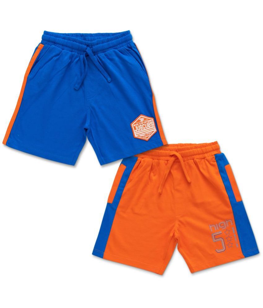     			Juscubs - Multicolor Cotton Boys Shorts ( Pack of 2 )