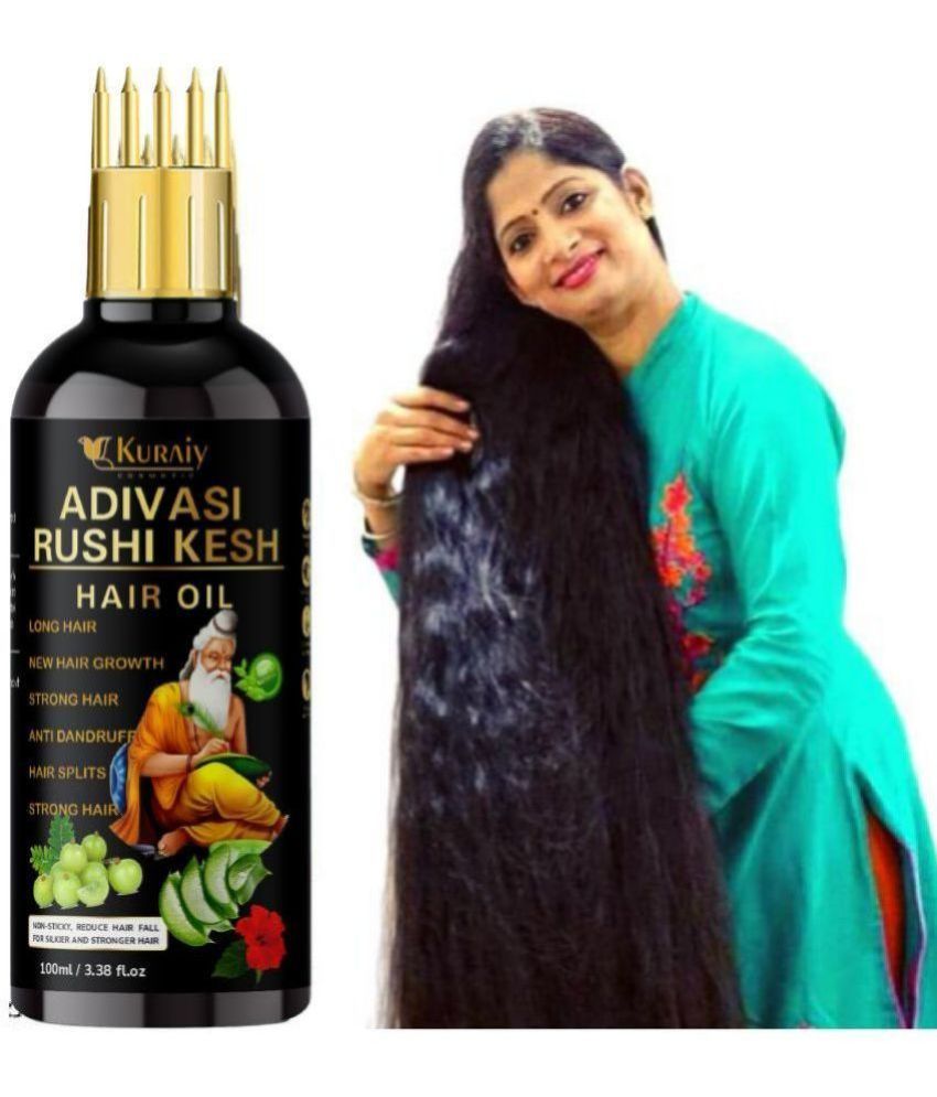     			KURAIY Adivasi All Type of Hair Problem Herbal Anti Dandruff Hair Oil 100 ML Hair Oil