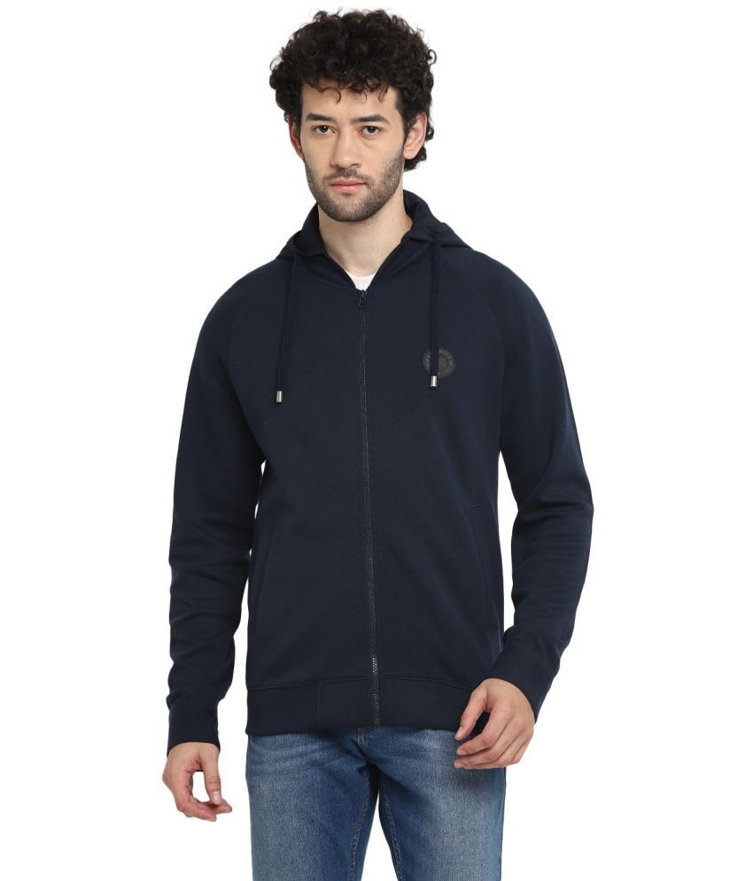     			Red Chief Cotton Blend Hooded Men's Sweatshirt - Navy ( Pack of 1 )