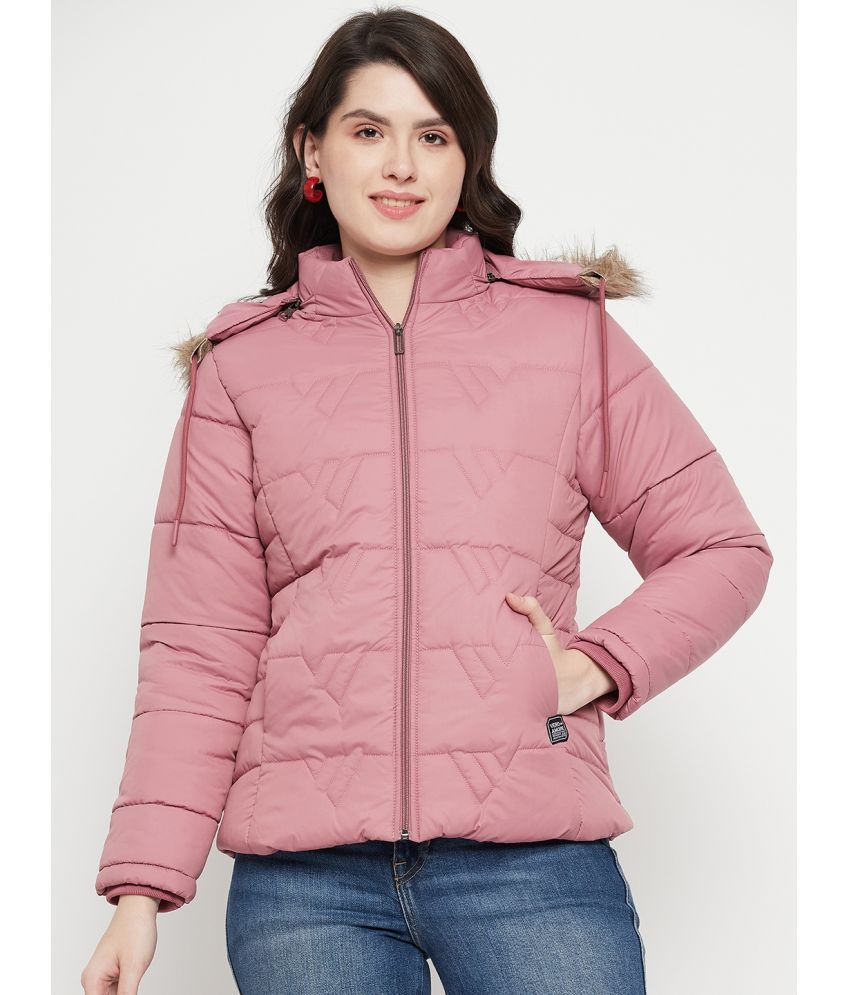     			VERO AMORE - Polyester Pink Parka Jackets Pack of 1