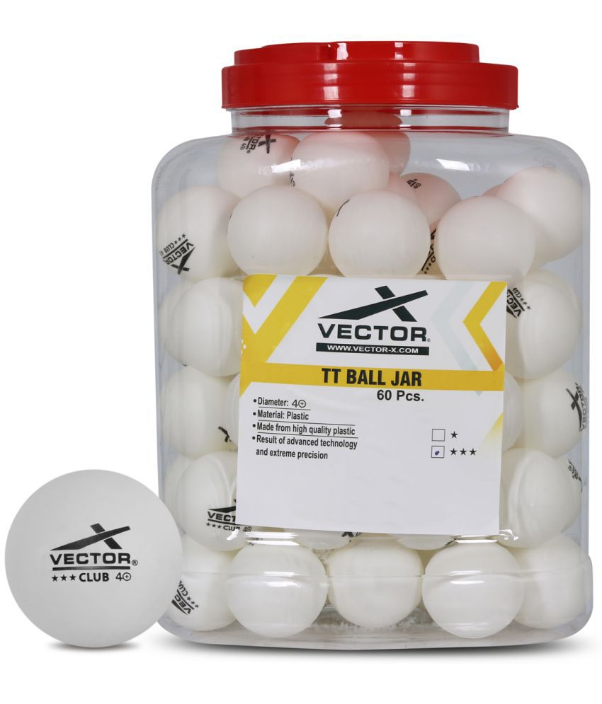     			Vector X 3 Star Pack Of More than 20 TT Balls