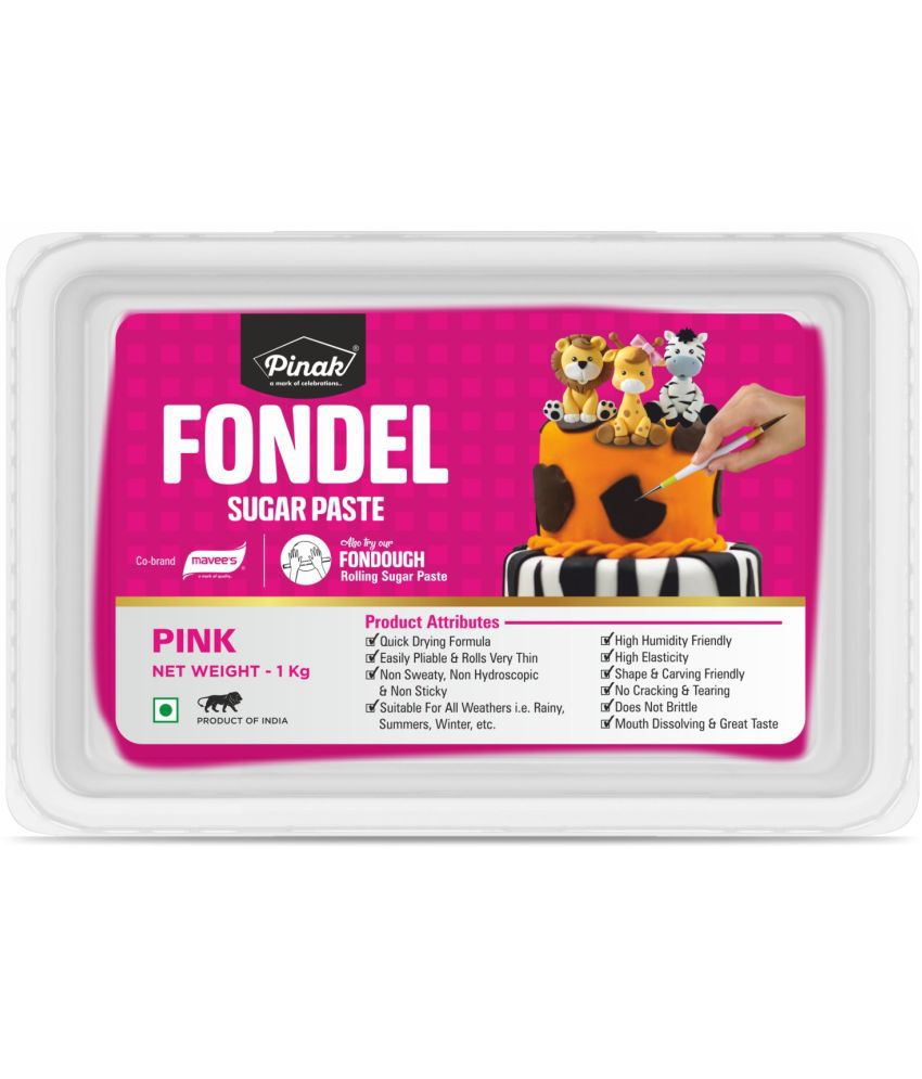     			mavee's Pink Colour Fondel Sugar Paste 1 kg