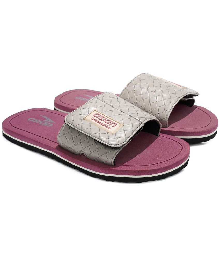     			ASIAN Mauve Women's Slide