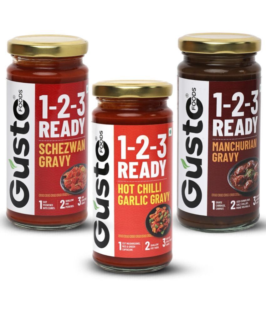     			Gusto Foods 3 Flavours Chinese Gravy 750 gm Pack of 3