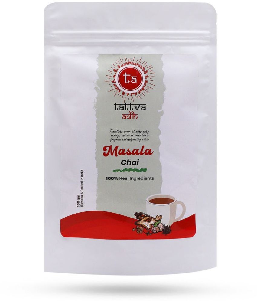     			Tattva Adih Masala Chai CTC blend with Cardamom, Ginger,Cloves, Cinnamon & Other Spices, Pouch 100g