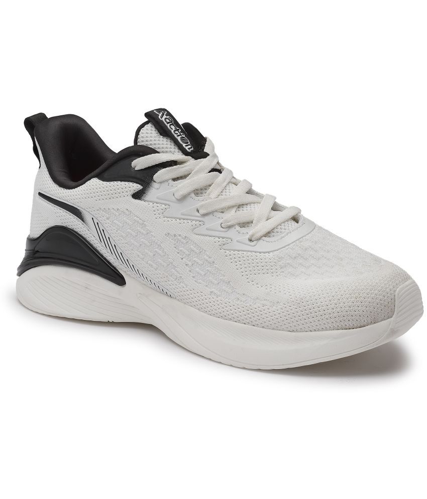     			Action - BULLET-104 White Men's Sports Running Shoes