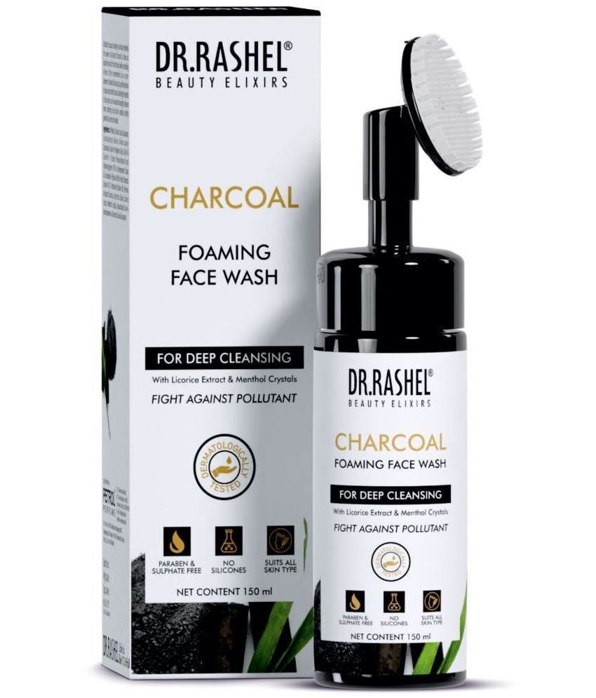     			DR.RASHEL Charcoal Foaming For DeepCleaning With Licorice Fight Against Pollutant Face Wash (150 ml)