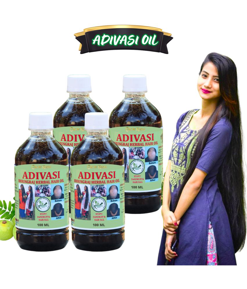     			Growkesh - Anti Dandruff Bhringraj Oil 400 ml ( Pack of 4 )