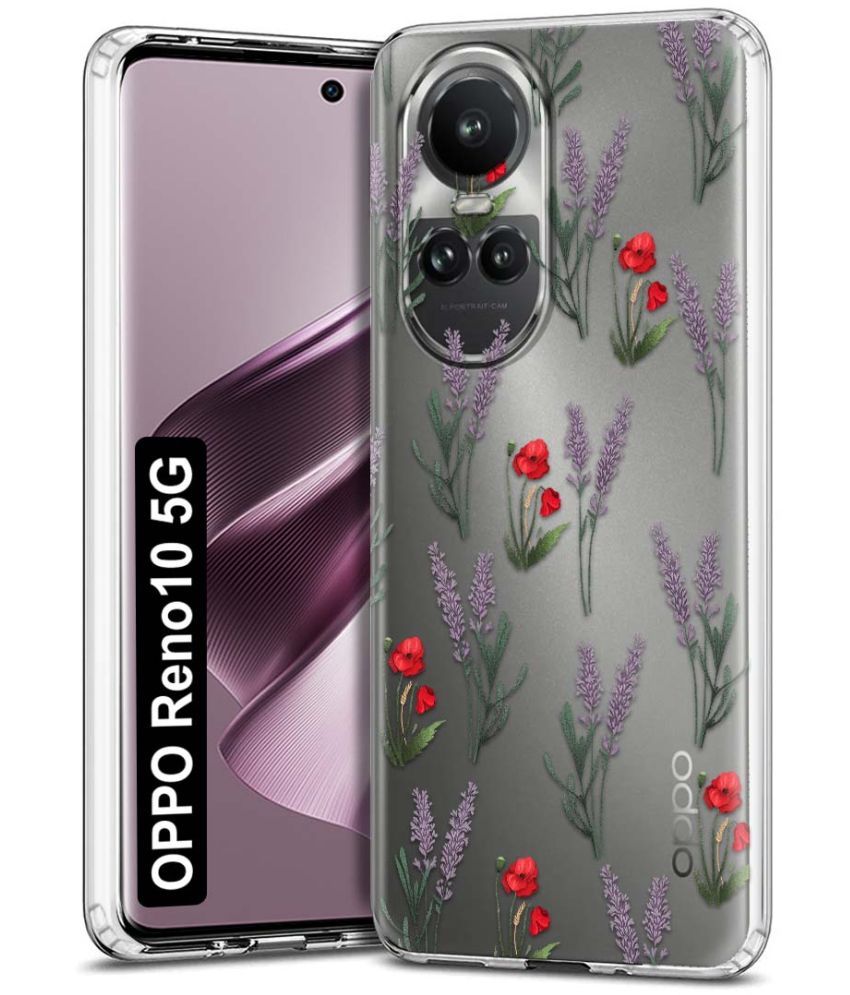     			NBOX - Multicolor Printed Back Cover Silicon Compatible For Oppo Reno 10 5G ( Pack of 1 )