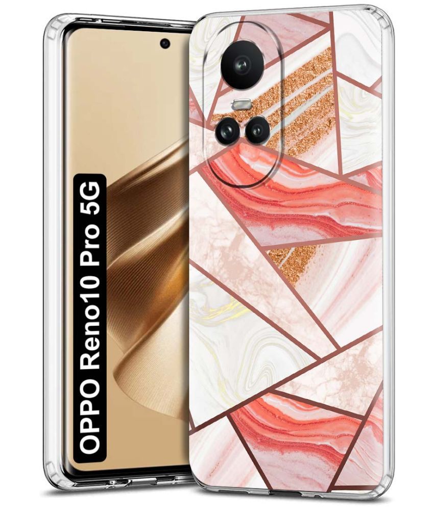     			NBOX - Multicolor Printed Back Cover Silicon Compatible For Oppo Reno 10 Pro ( Pack of 1 )