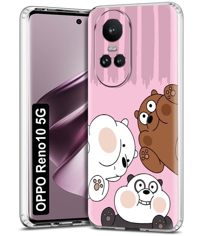     			NBOX - Multicolor Printed Back Cover Silicon Compatible For Oppo Reno 10 5G ( Pack of 1 )