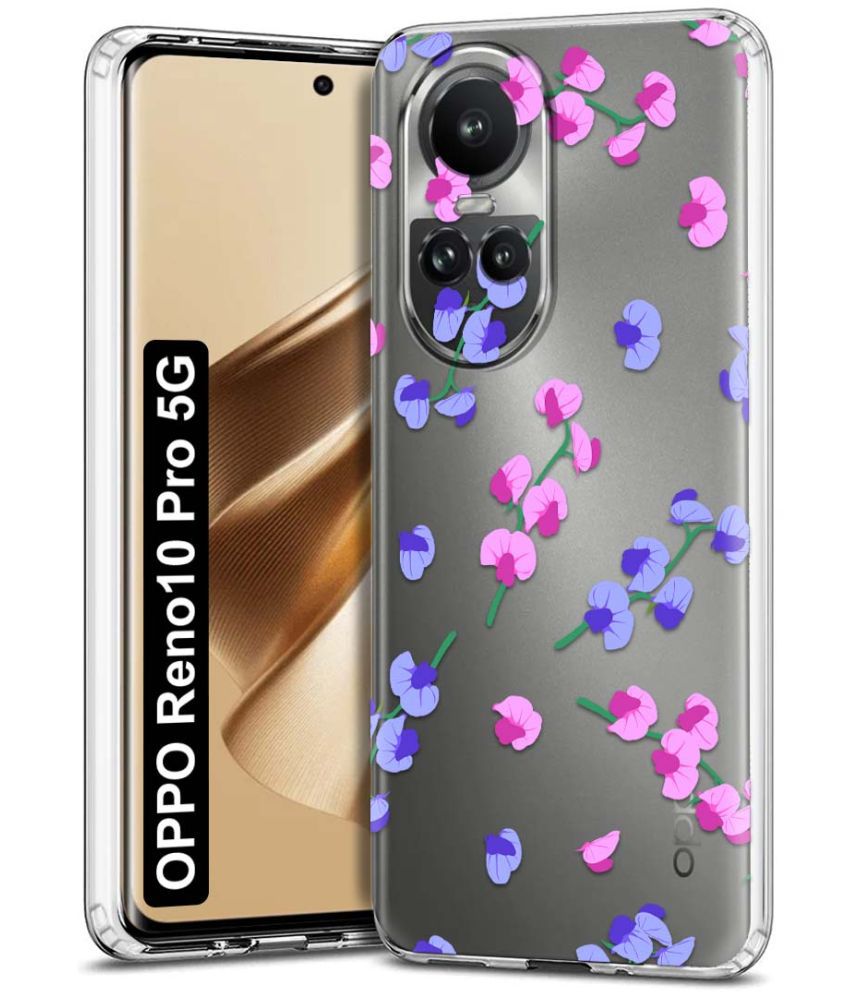     			NBOX - Multicolor Printed Back Cover Silicon Compatible For Oppo Reno 10 Pro ( Pack of 1 )