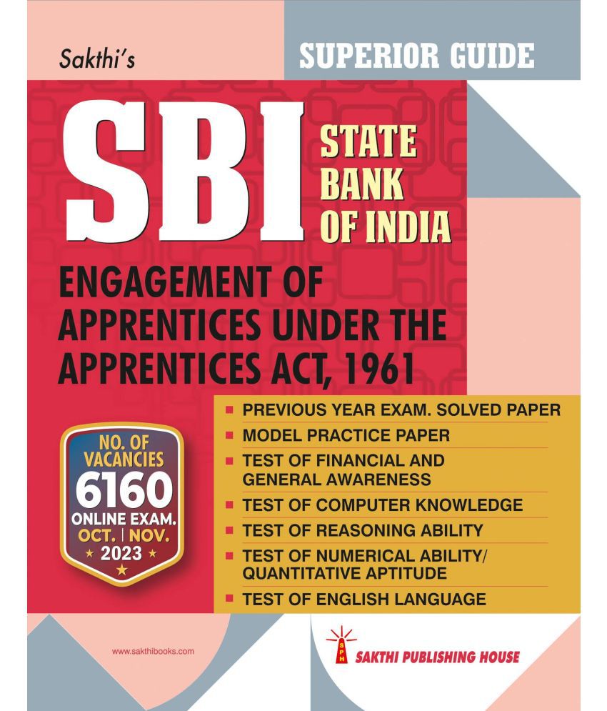     			SBI Engagement Of Apprentices Under The Apprentices Act, 1961 Exam Book