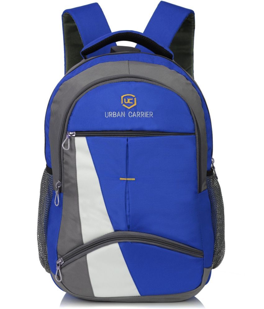     			URBAN CARRIER - Blue Polyester Backpack ( 35 Ltrs )