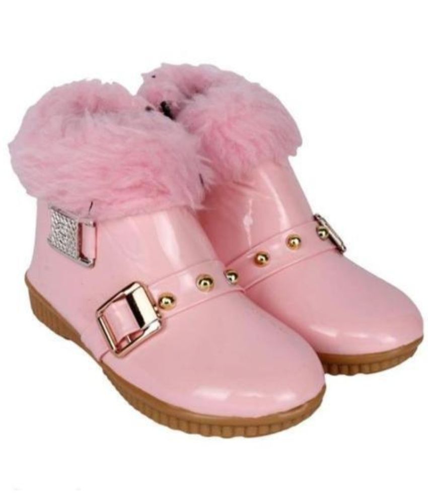     			ZNS ROYAL - Pink Girl's Boots ( 1 Pair )