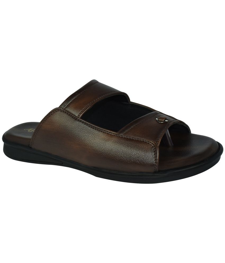     			Ajanta - Brown Men's Sandals