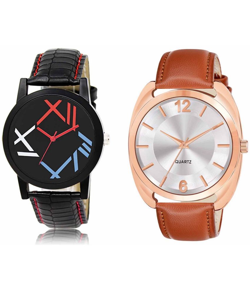     			Lorem - Analog Watch Watches Combo For Men and Boys ( Pack of 2 )