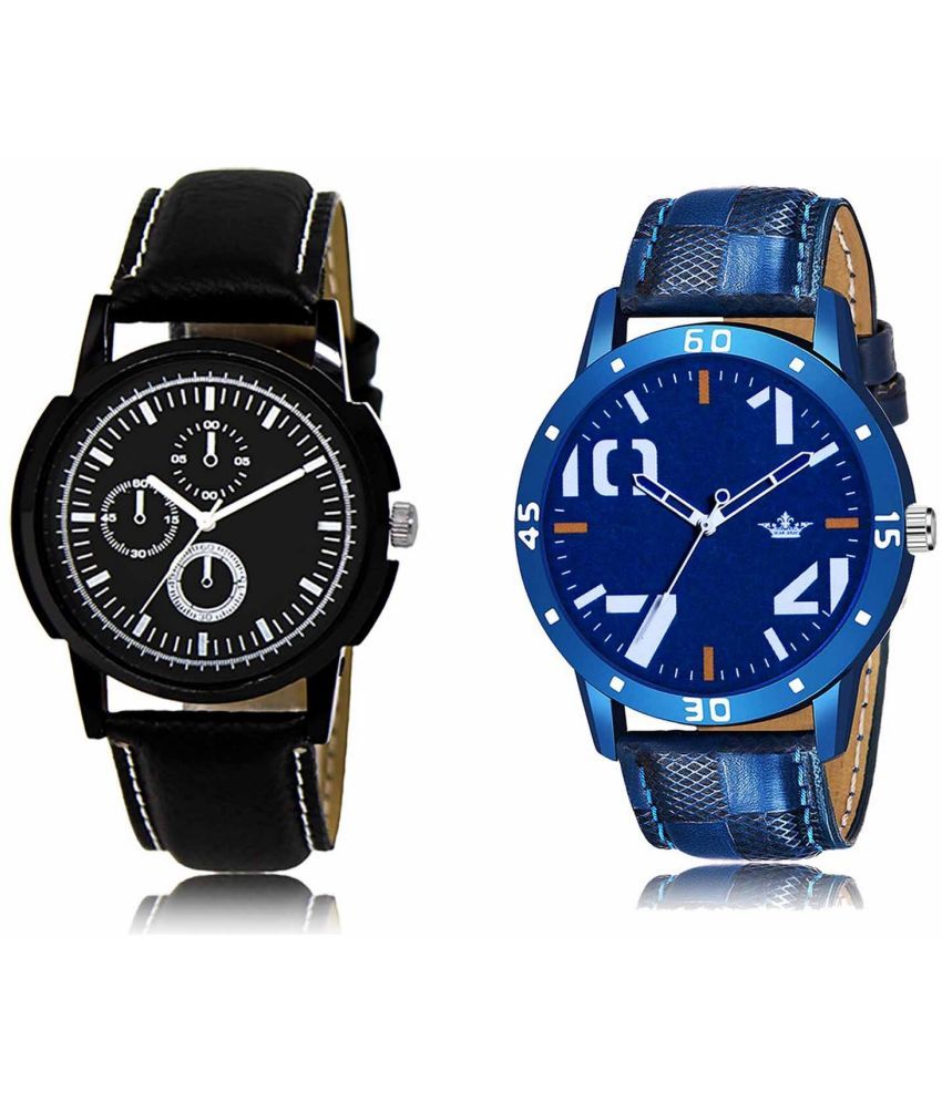     			Lorem - Analog Watch Watches Combo For Men and Boys ( Pack of 2 )