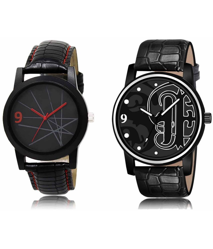     			Lorem - Analog Watch Watches Combo For Men and Boys ( Pack of 2 )