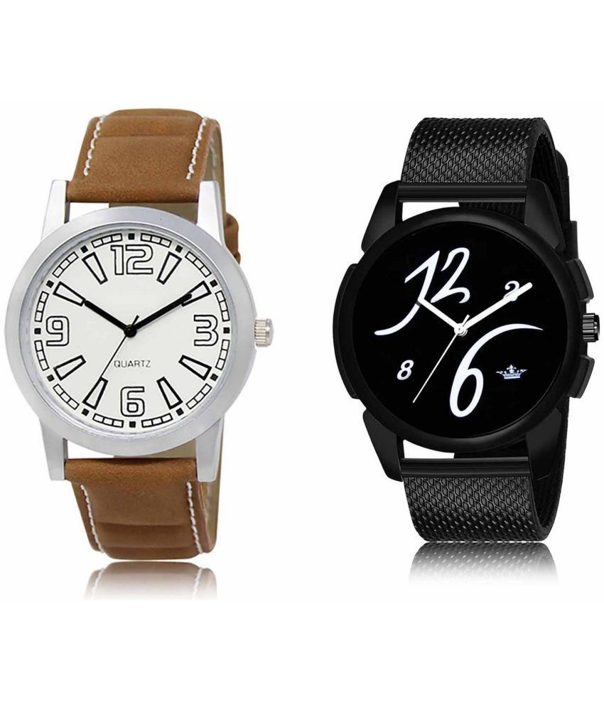     			Lorem - Analog Watch Watches Combo For Men and Boys ( Pack of 2 )