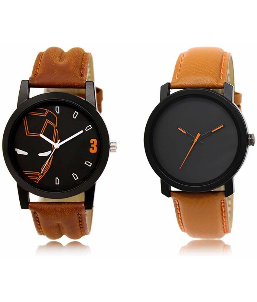     			Lorem - Analog Watch Watches Combo For Men and Boys ( Pack of 2 )