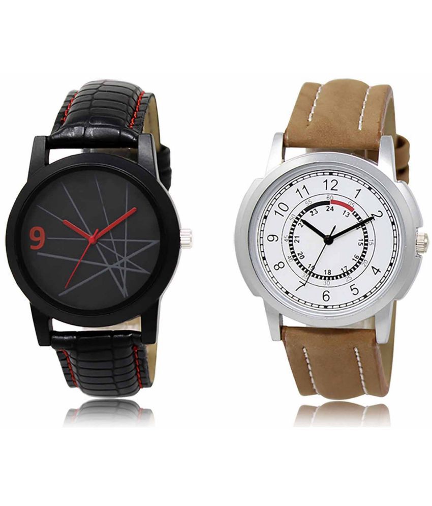     			Lorem - Analog Watch Watches Combo For Men and Boys ( Pack of 2 )