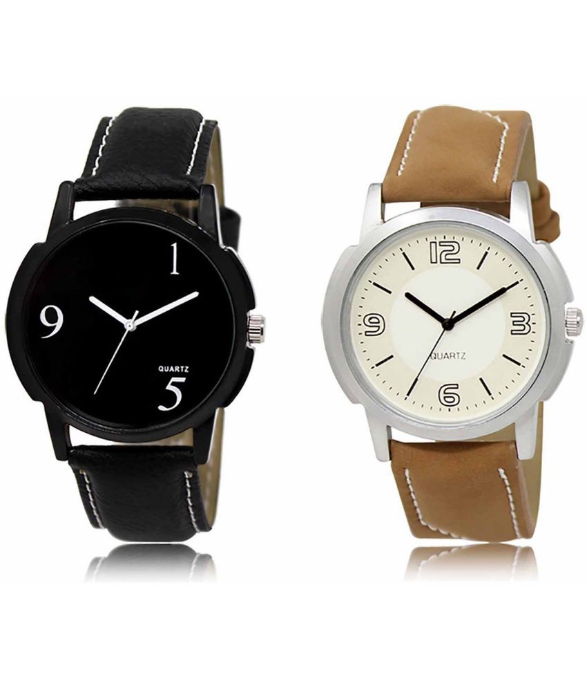     			Lorem - Analog Watch Watches Combo For Men and Boys ( Pack of 2 )