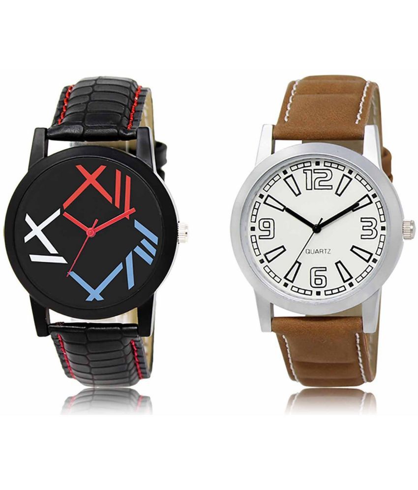     			Lorem - Analog Watch Watches Combo For Men and Boys ( Pack of 2 )