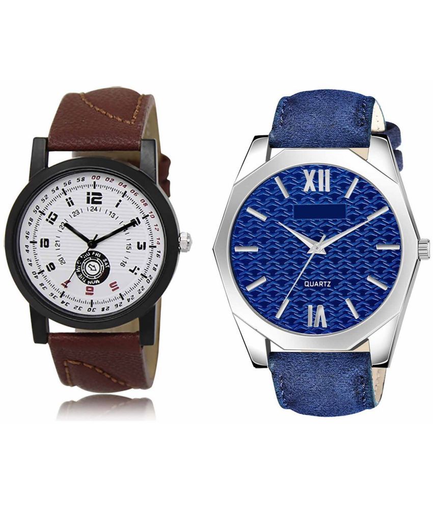     			Lorem - Analog Watch Watches Combo For Men and Boys ( Pack of 2 )