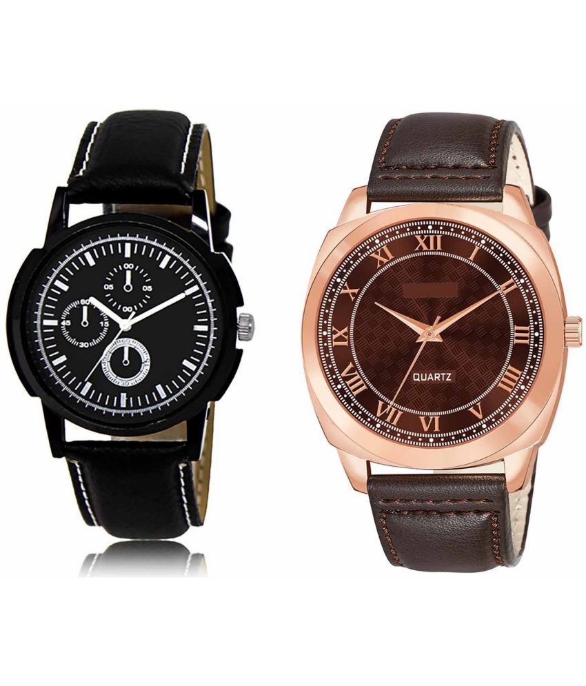     			Lorem - Analog Watch Watches Combo For Men and Boys ( Pack of 2 )