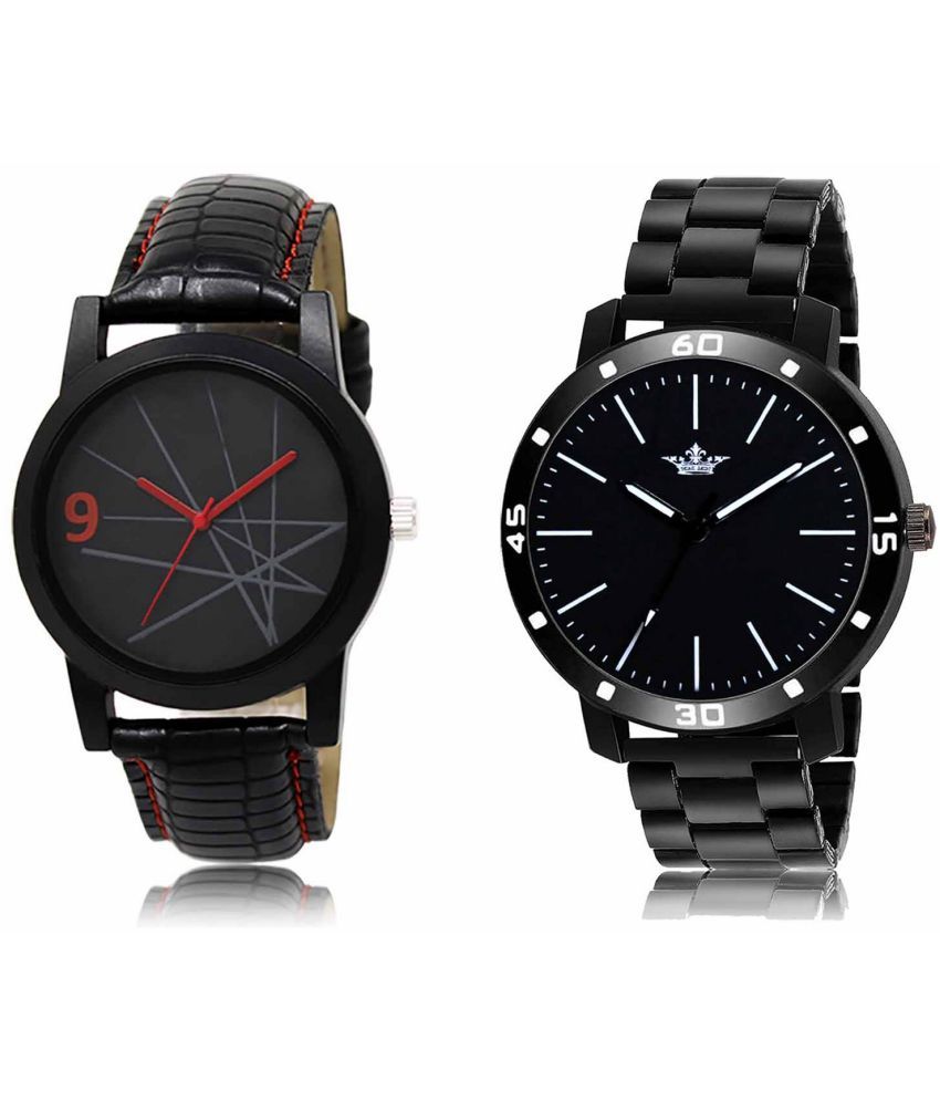     			Lorem - Analog Watch Watches Combo For Men and Boys ( Pack of 2 )