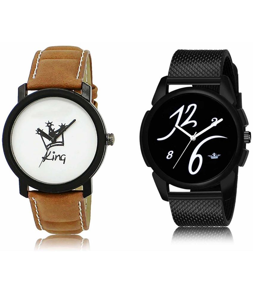     			Lorem - Analog Watch Watches Combo For Men and Boys ( Pack of 2 )